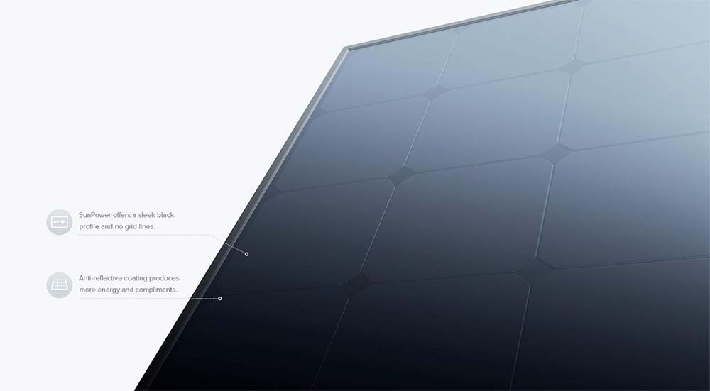 Installazione pannelli solari Sunpower total black