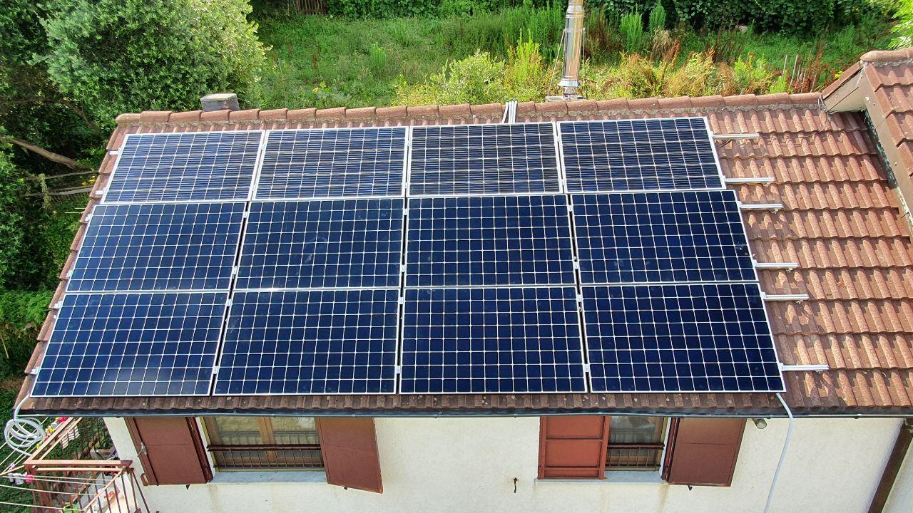 installazione doppio impiato fotovoltaico Sant'olcese genova
