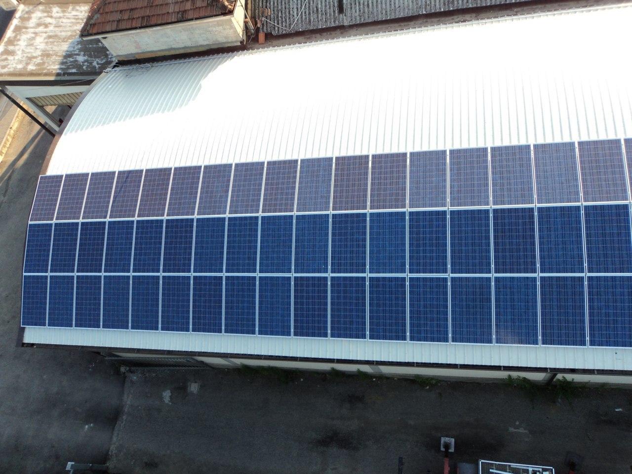 installazione impianti fotovoltaici 30, 18 e 15 kW per capannoni industriali Bologna Gomme