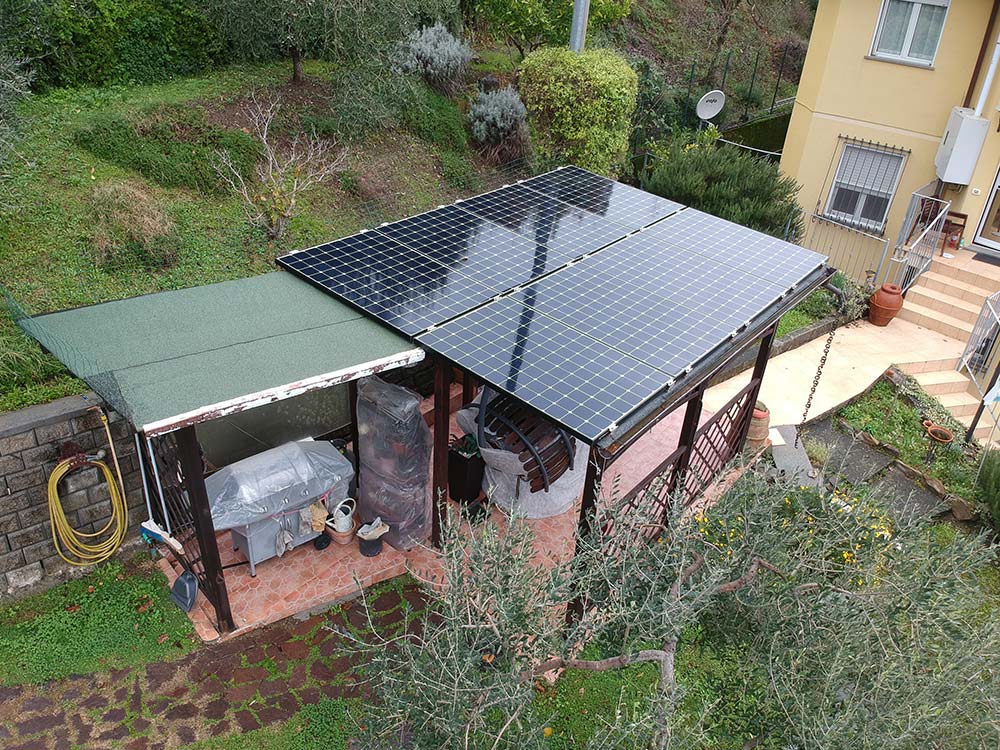 Eliminata la caldaia a GAS sostituita con una pompa di calore Panasonic Aquarea 12 kW di resa termica