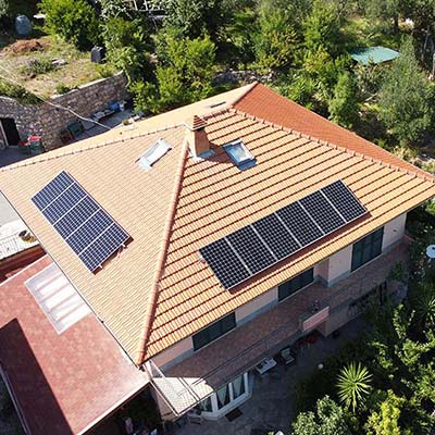 Impianto fotovoltaico 4,3 kW pannelli solari Sunpower