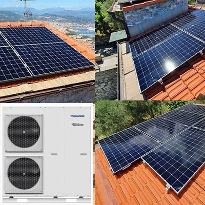 Impianto fotovoltaico 5,85 kW + pompa di calore