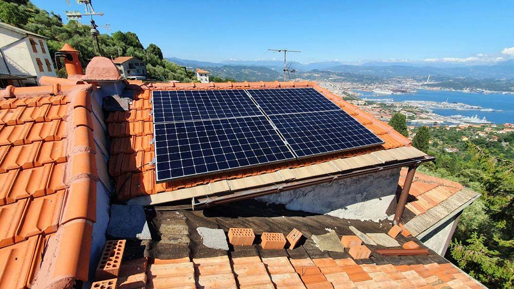 Installazione impianto fotovoltaico 5,85 kW e pompa di calore per riscaldamento