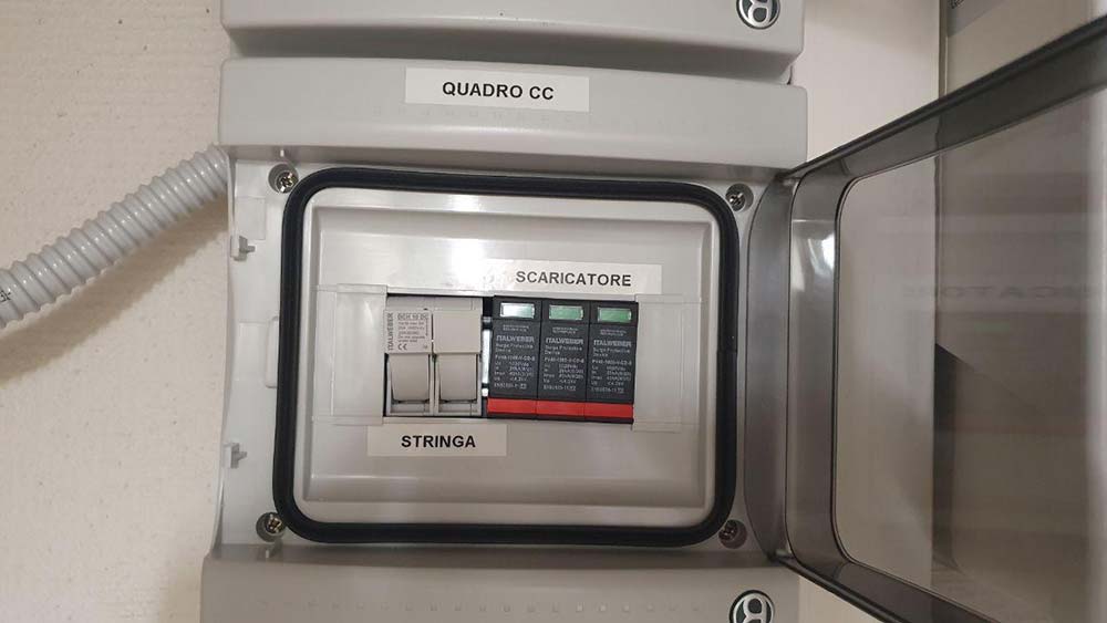 installazione impianto fotovoltaico 6 kW pannelli solari Sunpower Recco