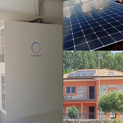Impianto fotovoltaico per villetta divisa in due appartamenti a Sant'Olcese, Genova