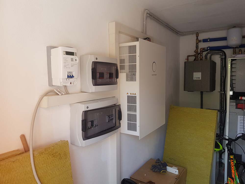 Installazione impianto fotovotlaico Sunpower ed accumulo energia Sonnen Filattiera MS