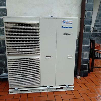 Pompa di calore per eliminare la caldaia a GAS per riscaldamento ed acqua calda sanitaria