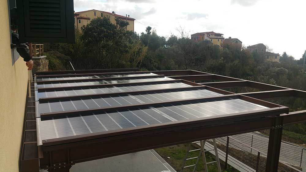 Pannelli solari per pensiline