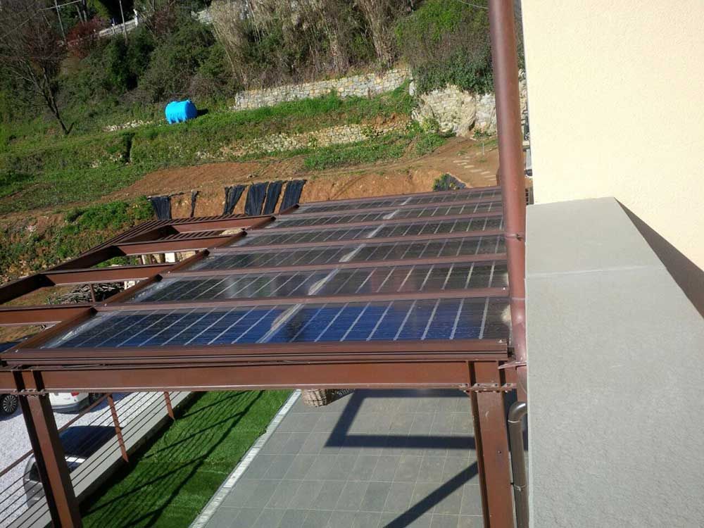 Pannelli solari per pensiline